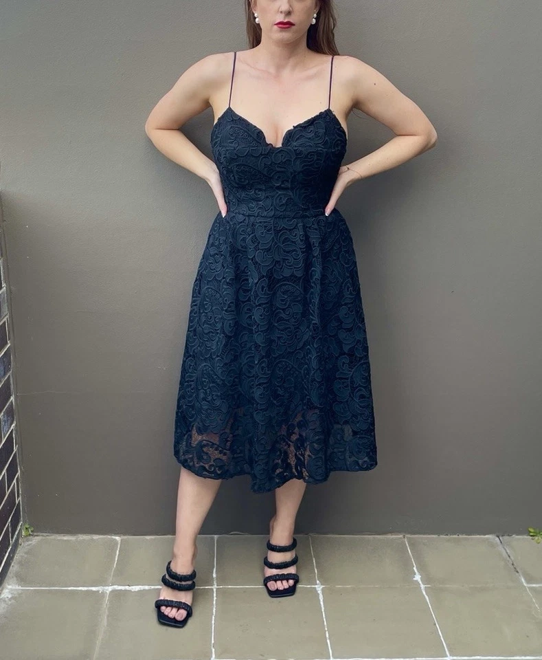  Cooper St Black Lace Dress Size 12