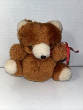 Dan Dee Vintage Brown Teddy Bear 4.5  Tall From 1979