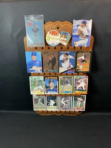 Nolan Ryan 15-Card Lot INSERTS Sealed WHATABURGER HOLOs Die-Cut Hand-Cut Vintage