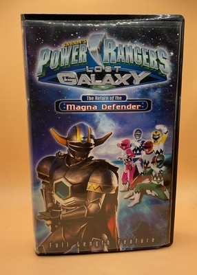 Power Rangers: Lost Galaxy - The Return of the Magna Defender VHS 1999 Clamshell
