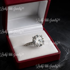 4.48 ct 14k White Gold Ladies Lab Grown Diamond Ring Engagement Wedding E VVS2 — photo 2