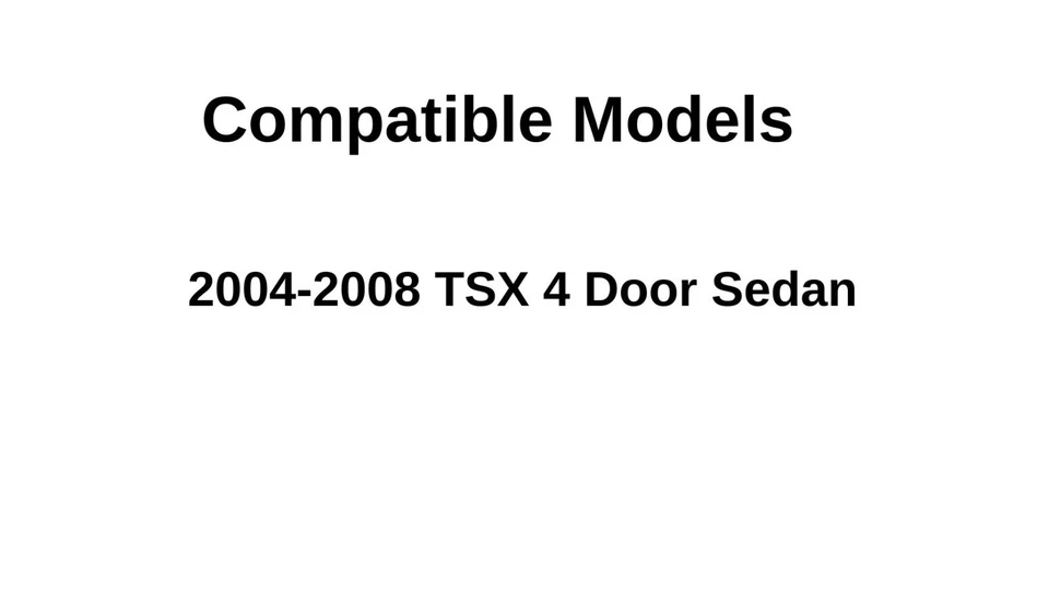 Fits 2004-2008 Acura TSX Back Window Glass Heated Rear - Image 4 of 4