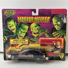 Vintage 1996 Horror Hearse Bloodmobile Diecast Car Monster Toy Road Champs