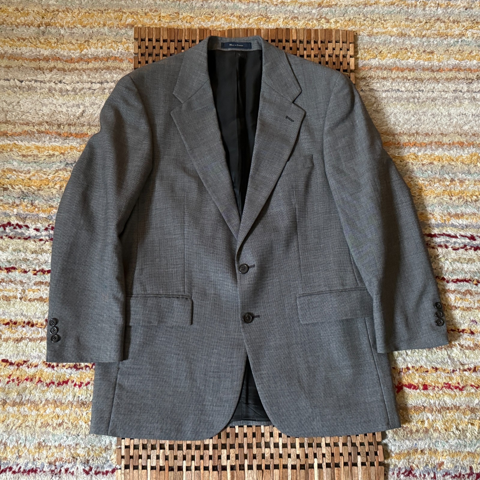 Ralph Ralph Lauren Grey Wool Blazer Suit Jacket Grey Men's Size 40R Medium