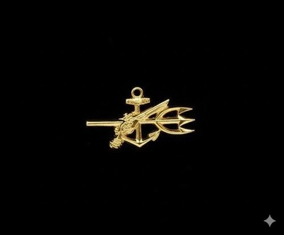 U.S. Navy Underwater Demolition Team Gold Tone Lapel Pin