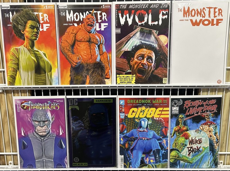 Mark Spears Cover VF/NM to NM Lot of 8 Monster and the Wolf DC K.O. GI Joe