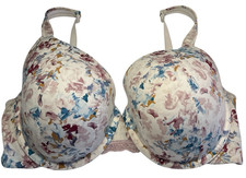 Cacique Bra Women 38DDD Watercolor Floral Und...