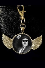 John Belushi Bag Clip Purse Clip backpack clip Keychain Rhinestones