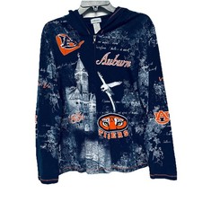 Auburn University Tigers Bling Accents Full Zip All Over Print Jacket Women's S