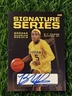 2025-26 Valiant Michigan Basketball Signature Series Brooke Quarles Daniels Auto