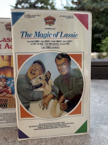 3 Lassie VHS The Miracle Great Adventures The Magic Of Lassie All Clamshell - Picture 2 of 13