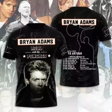Bryan Adams 3D T Shirt All Size S-5XL, Tour 2025 Shirt, Gift For Fans