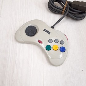 Sega Saturn white console bundle with 5 games, 1 controller & cables Japan