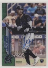 2020 Topps Clearly Authentic Auto Green 25/99 Jordan Yamamoto #CCA-JY Auto 0co1