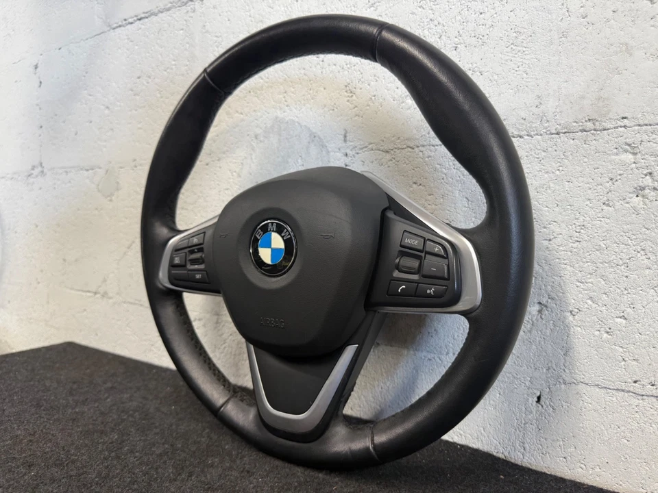 ✅ Volante de cuero genuino BMW X1 F48 X2 F39 2016-2022 CONJUNTO FABRICANTE ORIGINAL ✅ 69 k Foto 3 de 4