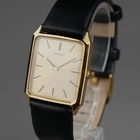 SEIKO 1990 Vintage 5P31-5330 Men's Watch Gold 25mm New Battery New Leather Band