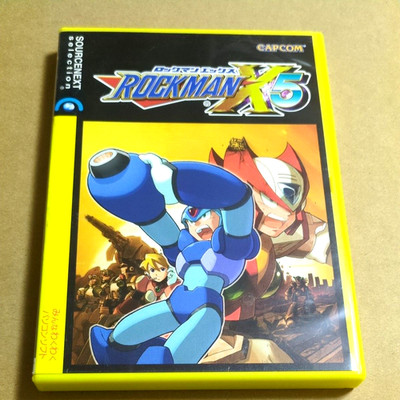 Rockman X5 Mega Man X5 PC CD-ROM Windows 2000 XP Japan Rare Capcom Retro Game