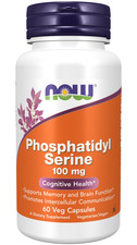 Phosphatidyl Serine 100 mg 60 Vcaps By Now Foods