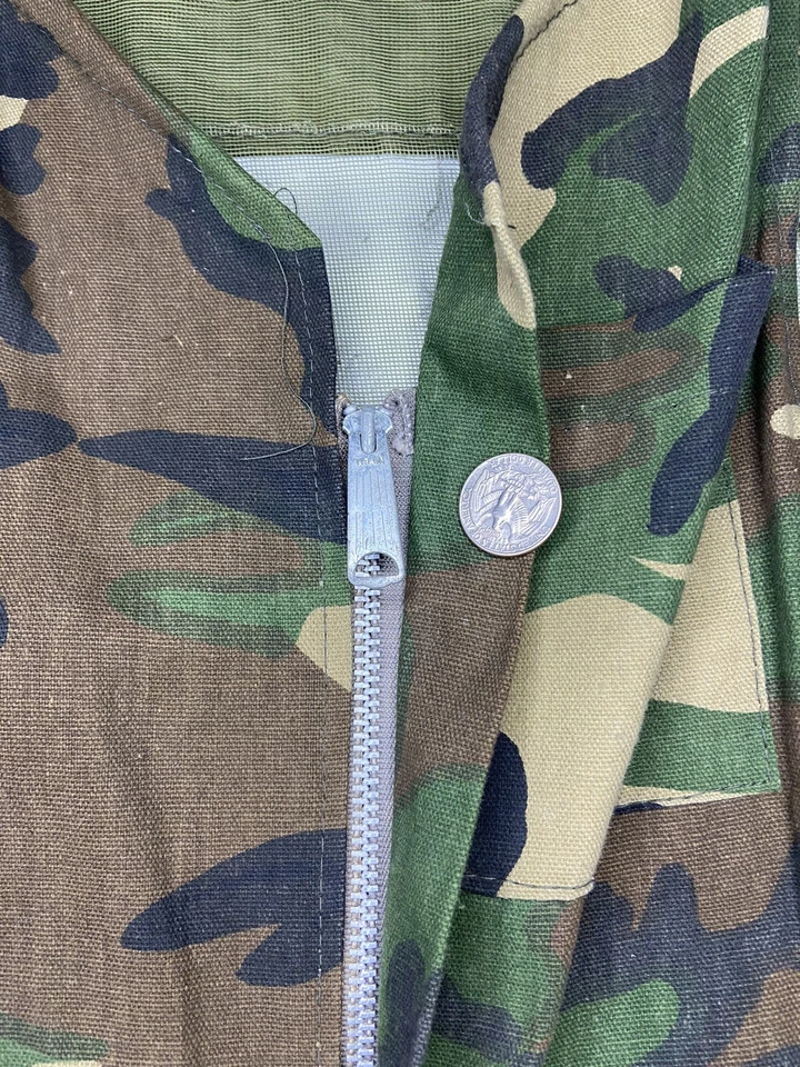 *VTG* Ranger "Help You Get Lost In The Woods" Men's Green Camo Hunting Vest; M - Image 4 of 4