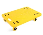 High Visibility Yellow 300-lb Capacity Movers Dolly with 4 Swivel Casters,