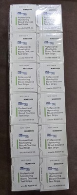 McKesson TRUE METRIX PRO & Controls Blood Glucose Test Strips 50 Ct X12