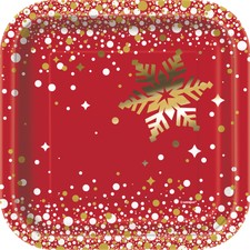 clearance russian christmas red white paper plates x 8 ebay christmas paper plates clearance