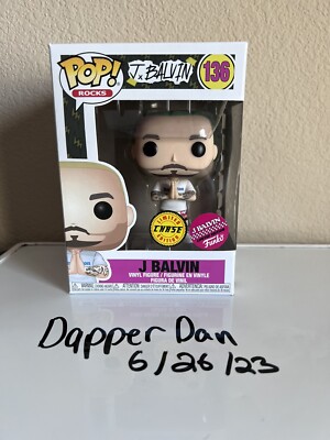 Funko Pop! Rocks: BALVIN Limited Edition CHASE (Green Hair