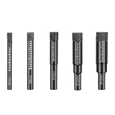 6mm/8mm/10mm/12mm/14mm Dry Diamond Drill Bits Durable Replacement Parts