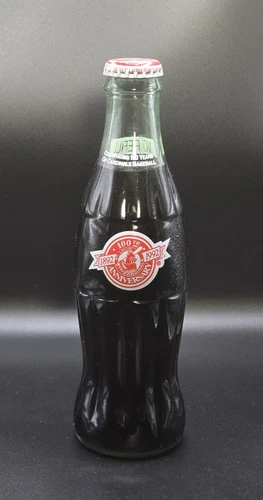 1992 St. Louis Cardinals 100th Anniversary Coca Cola Bottle 8oz Unopened Vintage