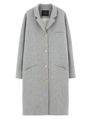 Wool Des Women's 12 Ws Coat 14 T2 Size Blend Hauts Parfait Petits £425 Uk Grey PHrEXqHO