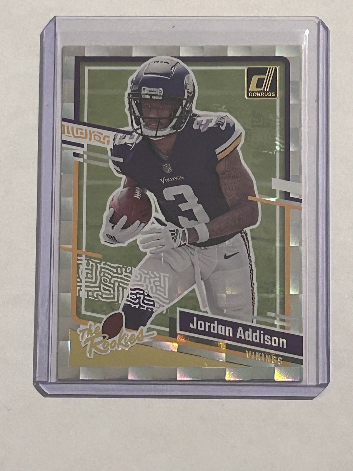 Jordan Addison 2023 Panini Donruss The Rookies RC #10 Insert Vikings Football thumbnail 4