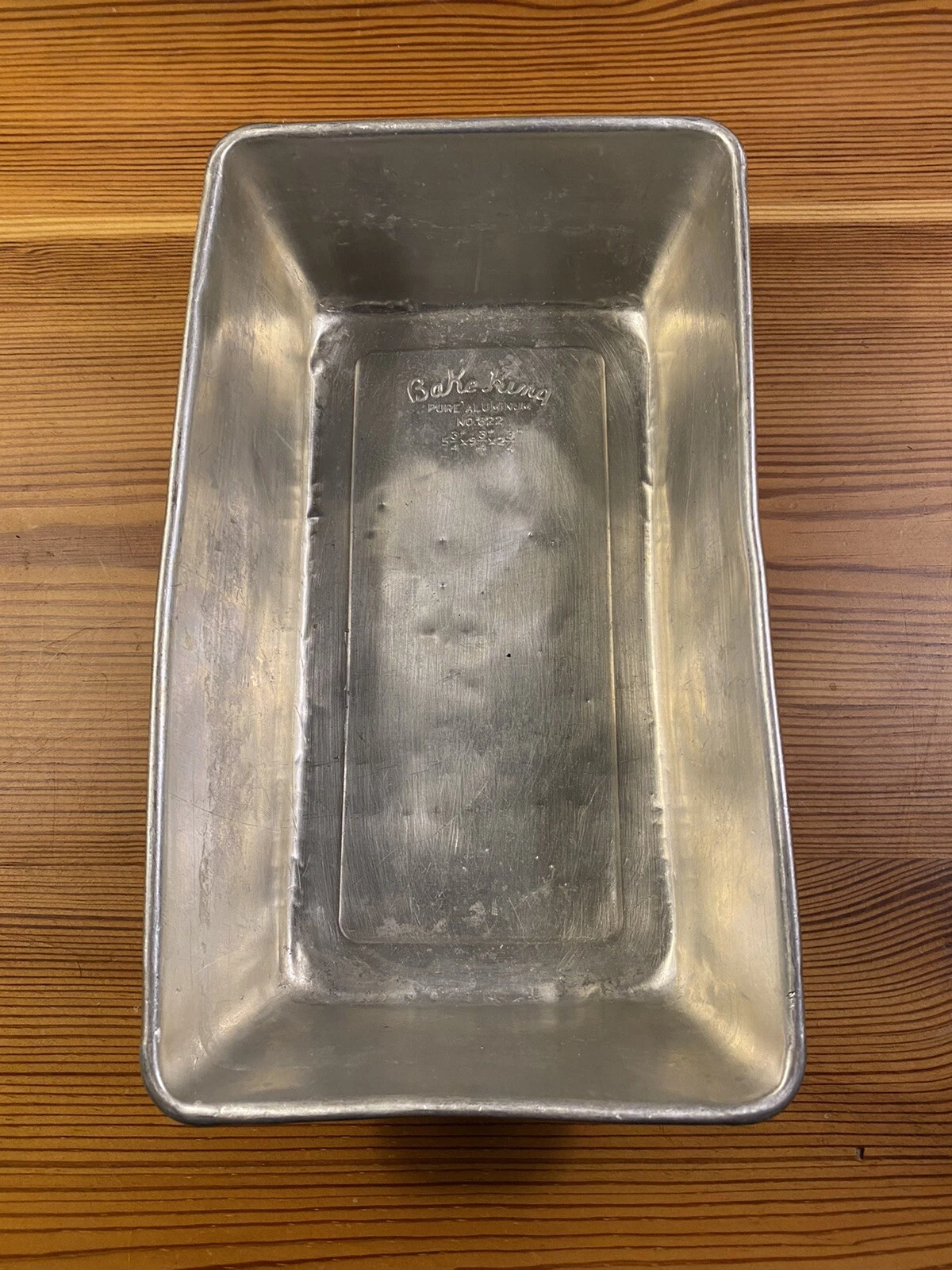 Vintage Bake King Pure Aluminum Loaf Pan No. 822