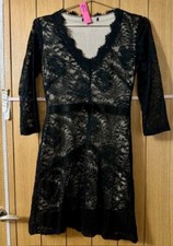 Unknown brand black lace dress XS/S 6/8