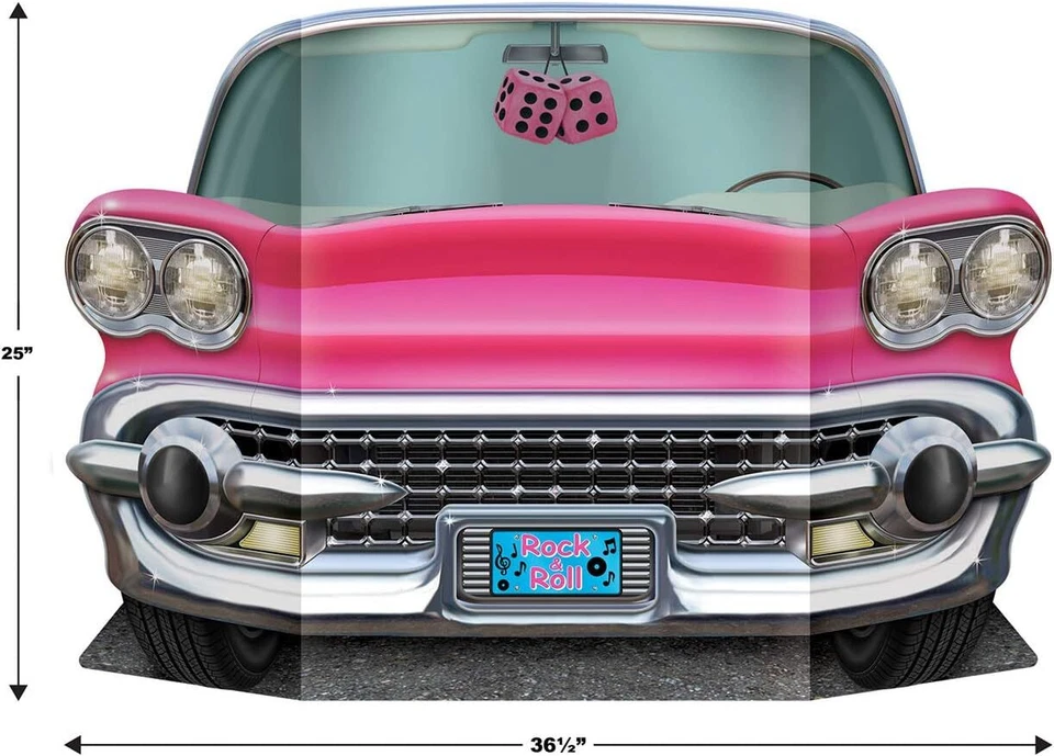 Pink Convertible Photo Prop Party Accessory (1 count) (1/Pkg) Multi Color  - Image 2 of 4