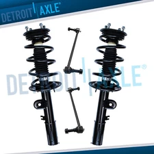 FWD Front Struts w/ Coil Springs + Sway Bars for 2013 - 2017 2018 Ford Explorer
