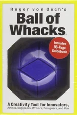 BALL OF WHACKS Creativity Tool Magnetic Blocks Ball Puzzle Brain Teaser BLUE