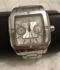 Guess Swiss Quartz Stainless Steel Watch 26502L