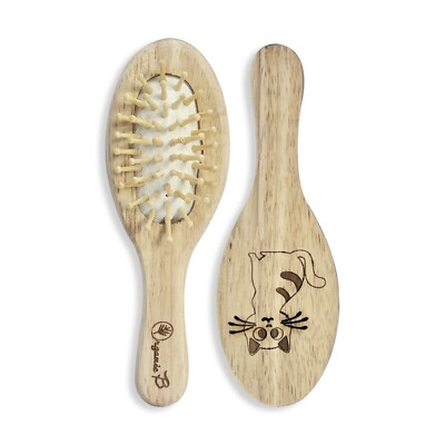 Junior Tangle Tamer Teak wood Paddle Hair Brush | Kids | Oval Shaped