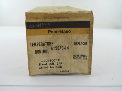 NEW Johnson Controls/Penn-Baso A19BAC-14 Coiled Air Bulb - In factory packaging