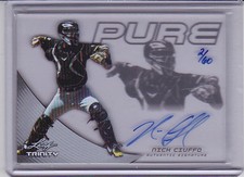 2013 Leaf Trinity Pure Glass Autographs Silver #NC1 Nick Ciuffo Auto 02/60