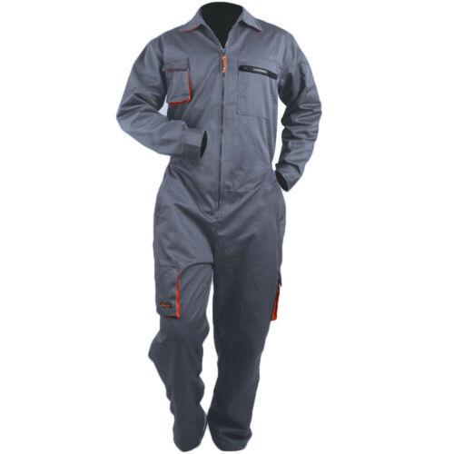 Mens Overalls Work Wear Slim Fit Solid Suit Coveralls Mechanics ...