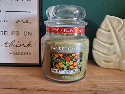 Yankee Candle Kerze - Bay Leave Wreath - 411g Jar - Erstguss 2014