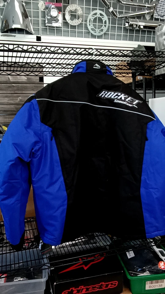 JOE Rocket Snow Gear Mens Black / Blue Storm XC Jacket - 2XL Foto 2 de 4