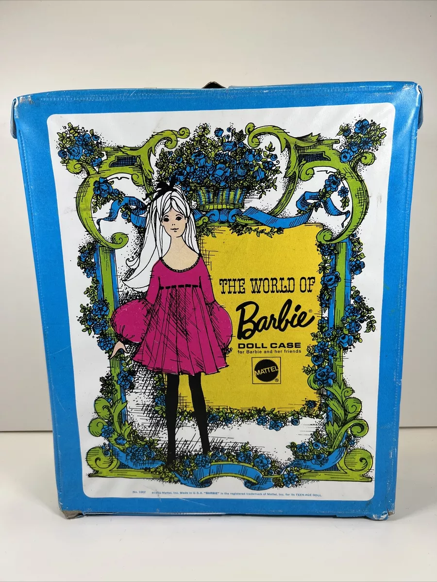 Vintage 1968 Mattel World Of Barbie Doll Case