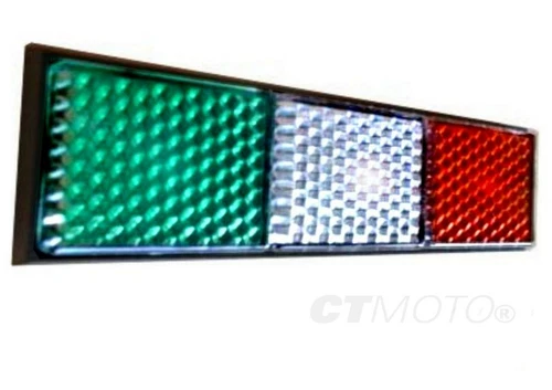 ITALIAN MOTORCYCLE NUMBER PLATE REFLECTOR Ducati Benelli Guzzi Aprilia MV GILERA