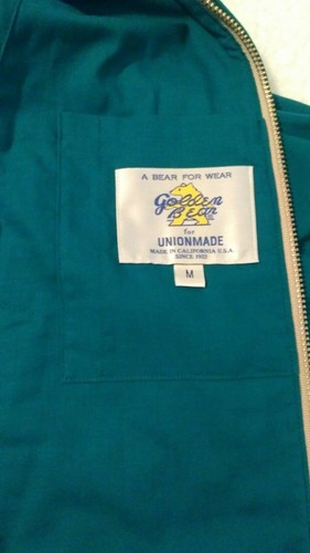 NEW Golden Bear for Union Made Men Jacket Sz M Ventura Cotton Twill Made in USA - Picture 10 of 12