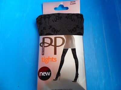 Pretty Polly Tights One Size Mulberry Fashion Tights New Uk-Stock Fast-Delivery