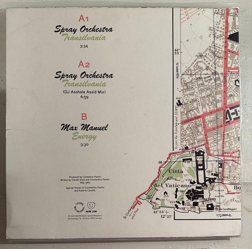 SPRAY ORCHESTRA, MAX MANUEL – TRANSILVANIA / ENERGY - VINYL EP BLACK - VG+ -A21 - Picture 2 of 2