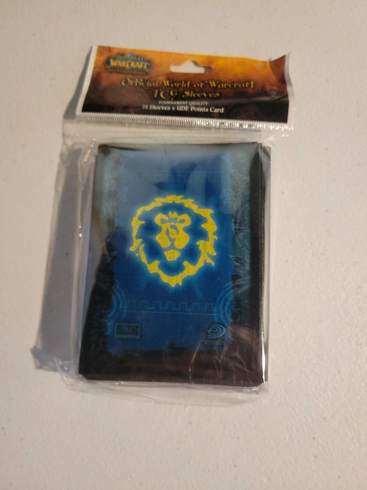 WoW Alliance Sleeves - 75 NEW Upper Deck Standard Size Sleeves - MTG, Pokemon! - Image 4 of 4