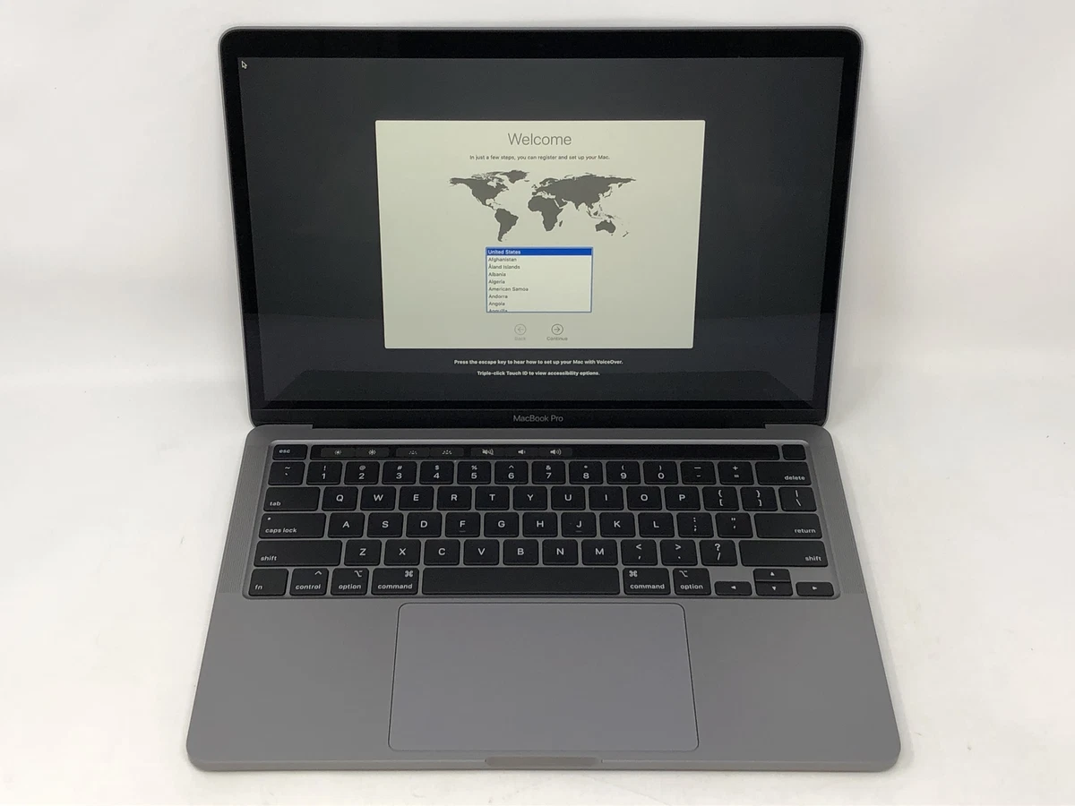 MacBook Pro 13 Touch Bar Space Gray 2020 2.3 GHz i7 32GB 2TB Excellent Condition